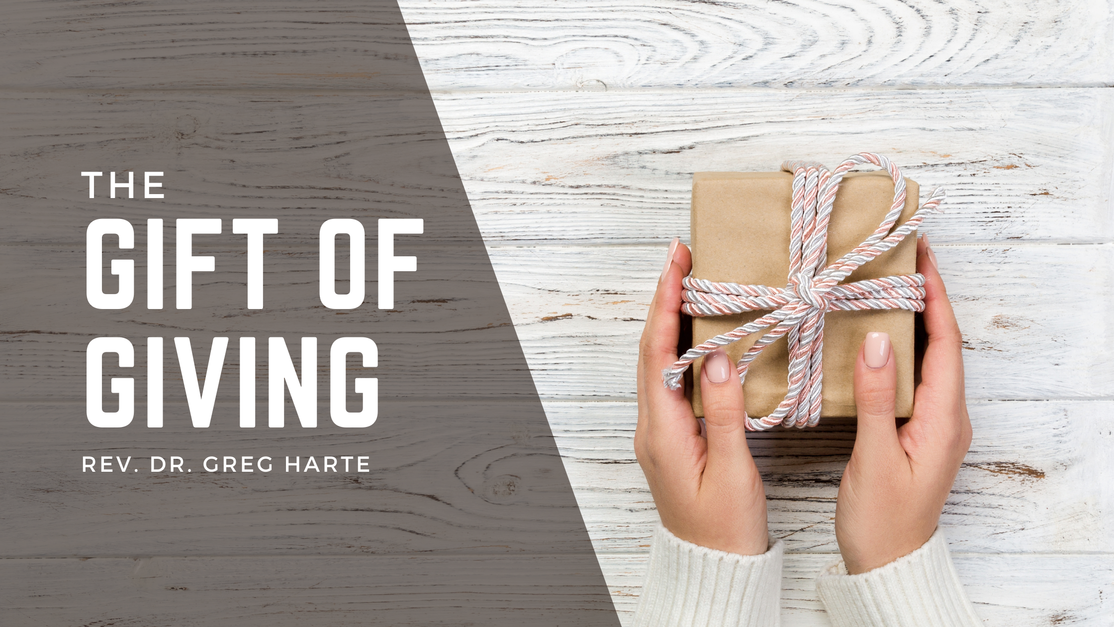 The gift of giving The gift of giving